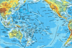 Reljef pacifičkog oceana - karta i kratki opis Reljef pacifičkog oceana - karta i kratki opis